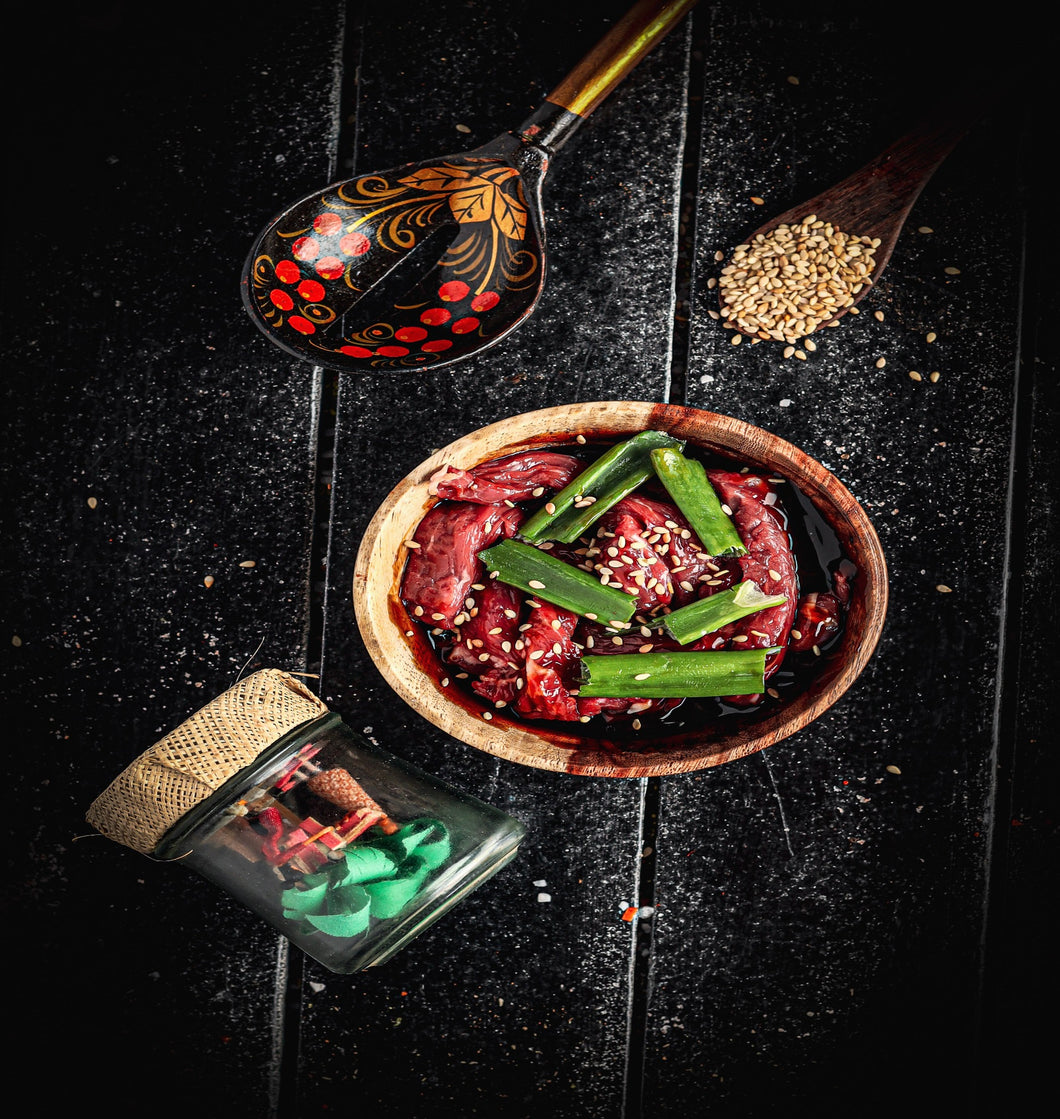 Mongolian Beef شرايح لحم أَسياوي